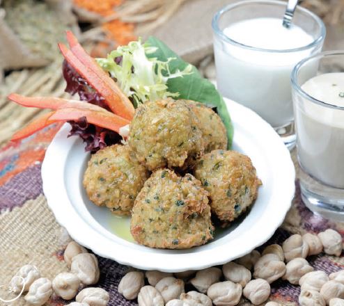 Yoğurt Soslu Nohut Köftesi (Falafel)