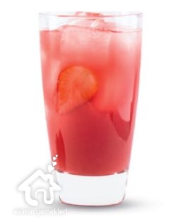 Canlandırıcı çilek kivi smoothie