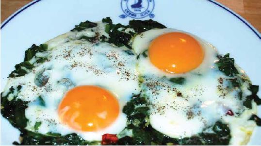 Ispanaklı Yumurta
