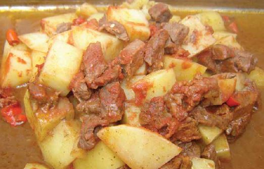Patatesli Tas Kebabı