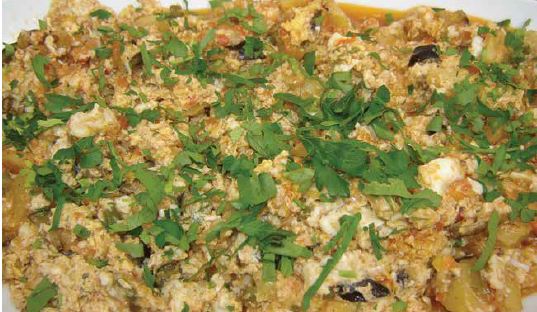 Patlıcanlı Patatesli Menemen