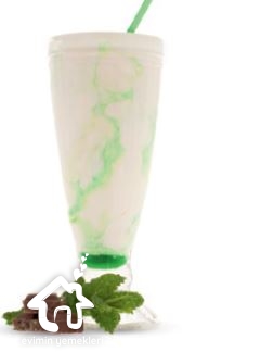 Çikolatalı naneli shake