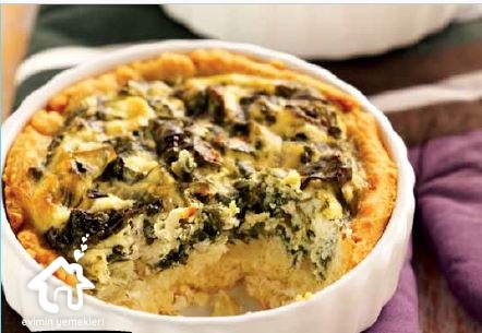 Ispanaklı Mini Kiş Tarifi