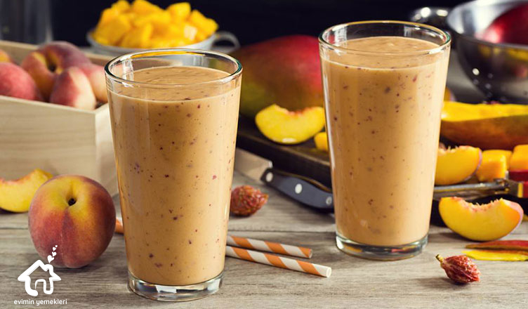 Şeftali ve Kakuleli Smoothie