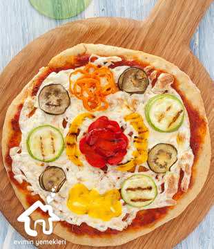 Yaz Sebzeli Kepekli Pizza