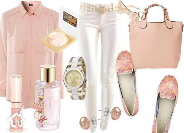 pudra pembesi ve rose gold kombinim