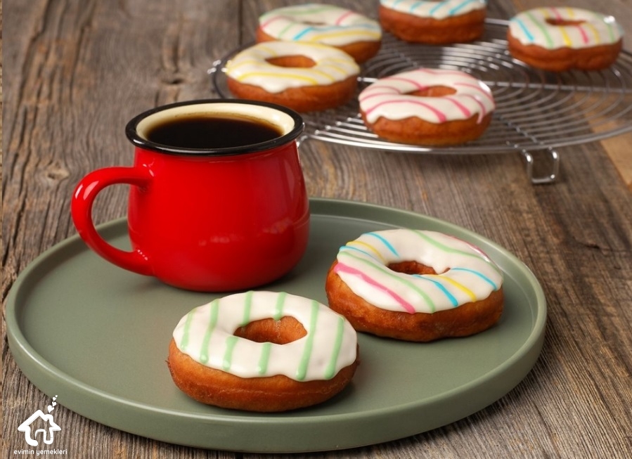 Glazürlü donut tarifi