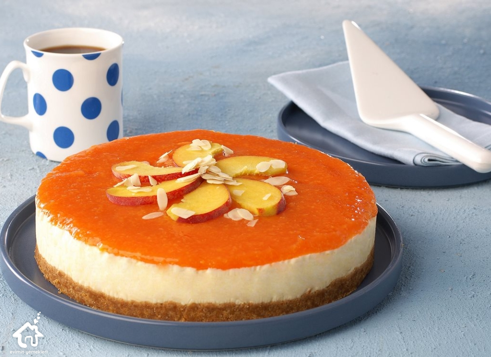Şeftalili cheesecake tarifi