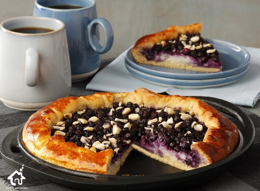 Yaban mersinli kazandibili çörek tarifi