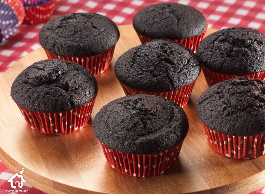 Siyah kakaolu muffin tarifi