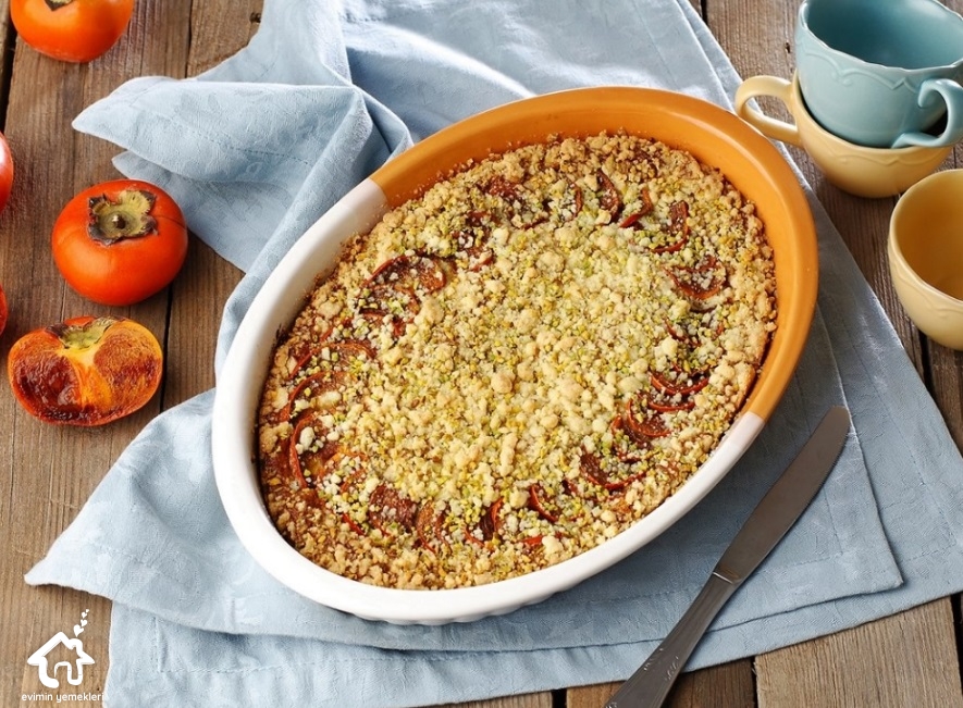 Cennet meyveli crumble kek tarifi