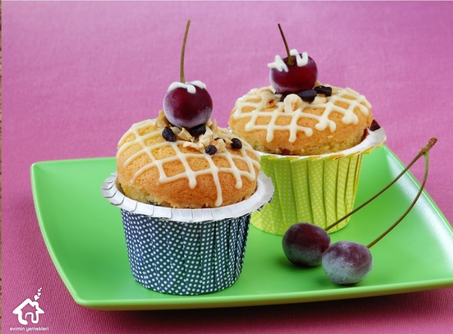 Vişneli muffin tarifi